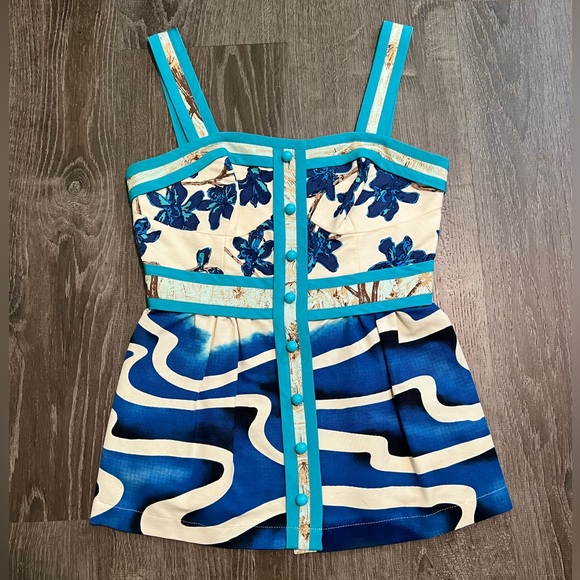 TRACY REESE***Gorgeous Floral Top***XS $345 - Picture 2 of 5